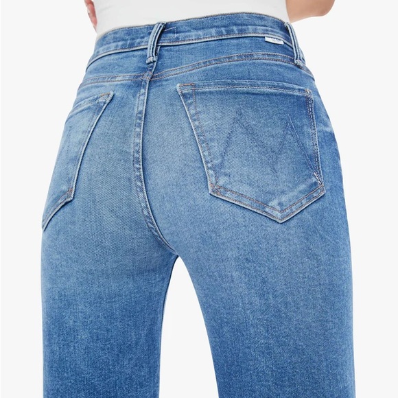 MOTHER LIL KICK IT Straight Leg Blue Jeans in BITCHIN’ SIZE 32! - Picture 2 of 13